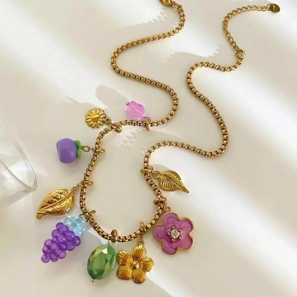 Grape necklace D75 - Picture 3 of 8